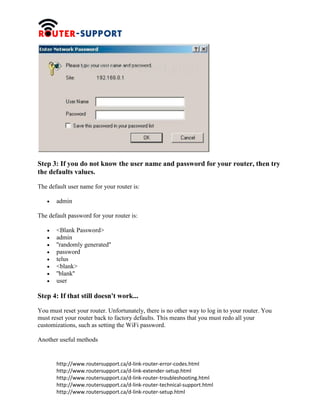 D link router-login | PDF