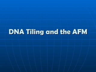 DNA Tiling and the AFM 