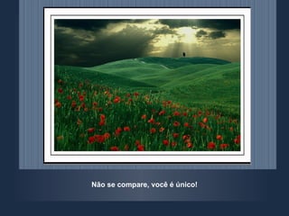 Não se compare, você é único! 