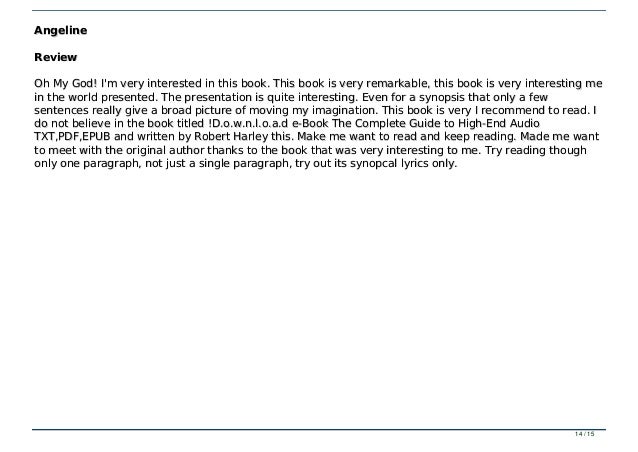 D O W N L O A D E Book The Complete Guide To High End Audio Txt Pdf