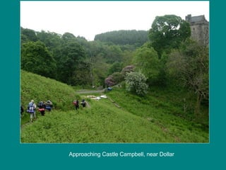 Approaching Castle Campbell, near Dollar 