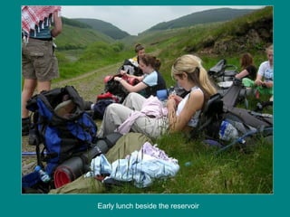 Early lunch beside the reservoir 