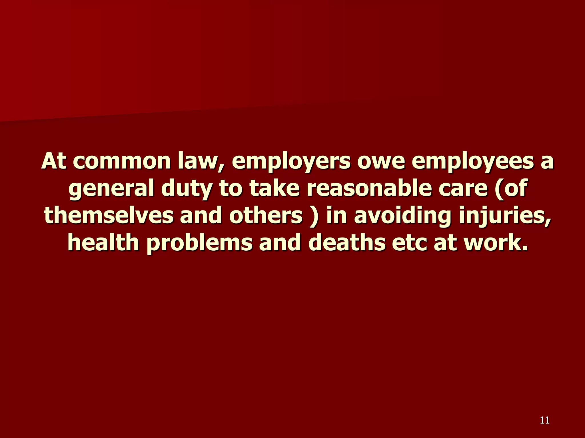 D Part 9 H & S Regs Revision By J Mc Cann