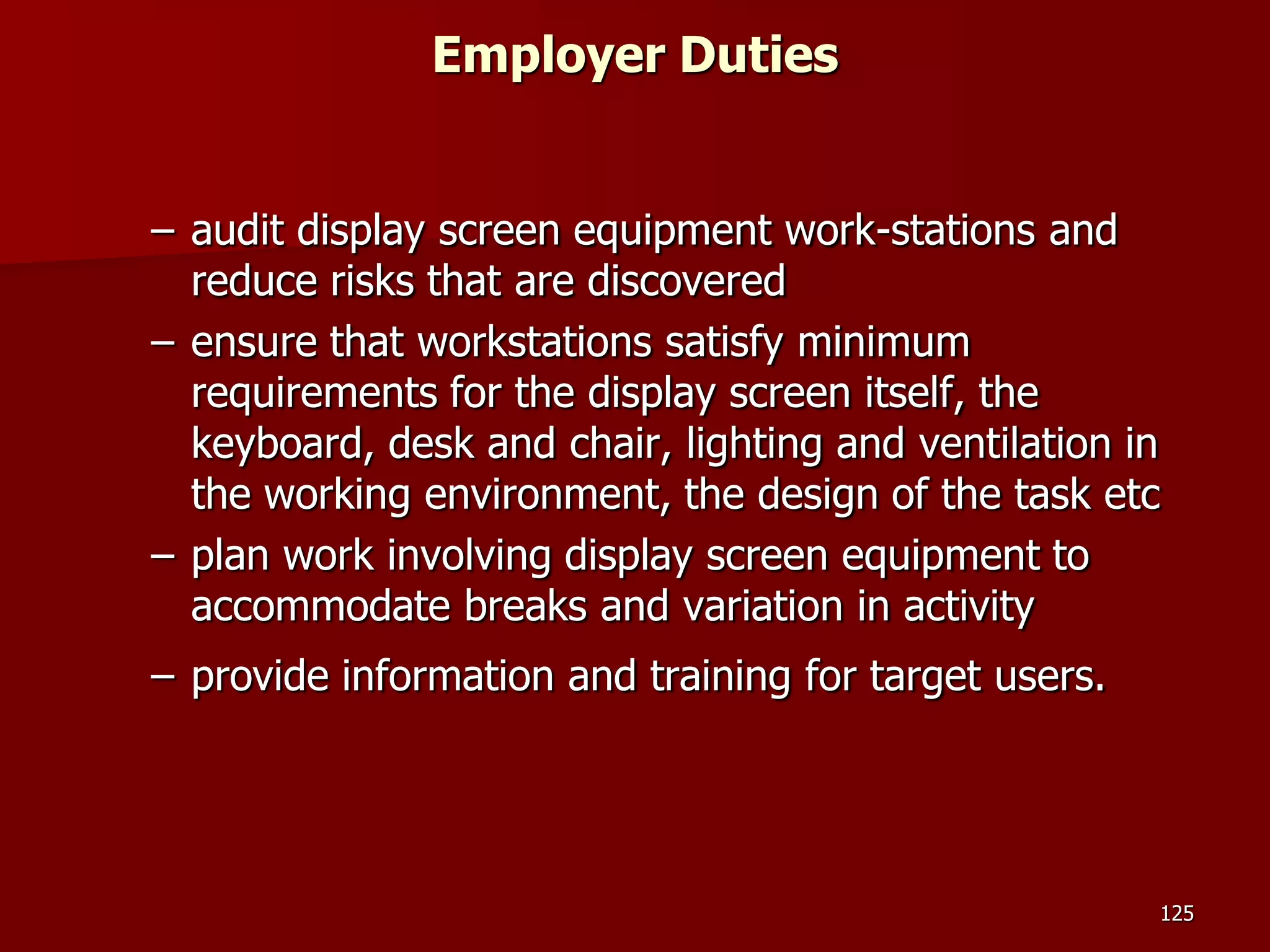 D Part 9 H & S Regs Revision By J Mc Cann