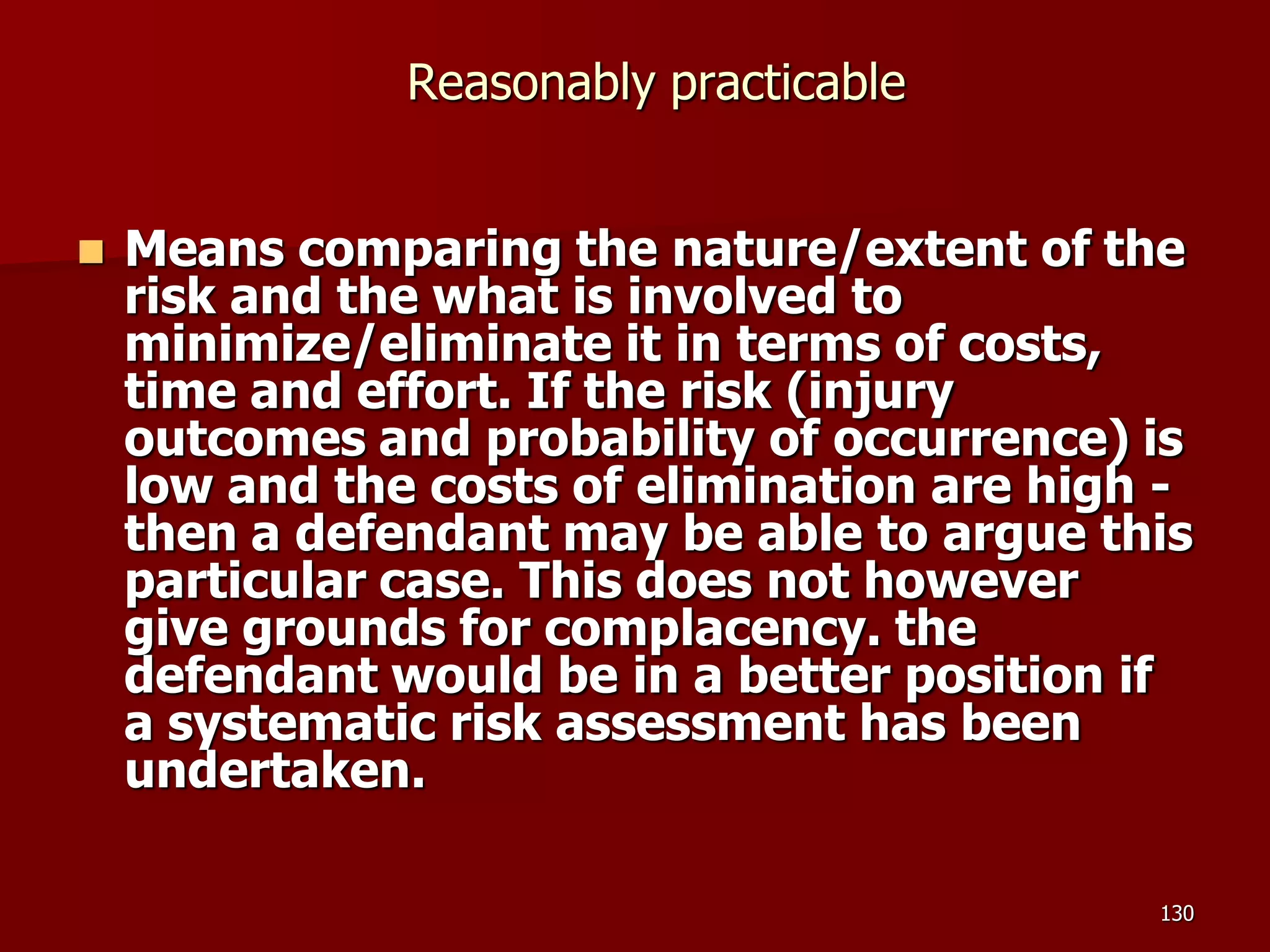 D Part 9 H & S Regs Revision By J Mc Cann