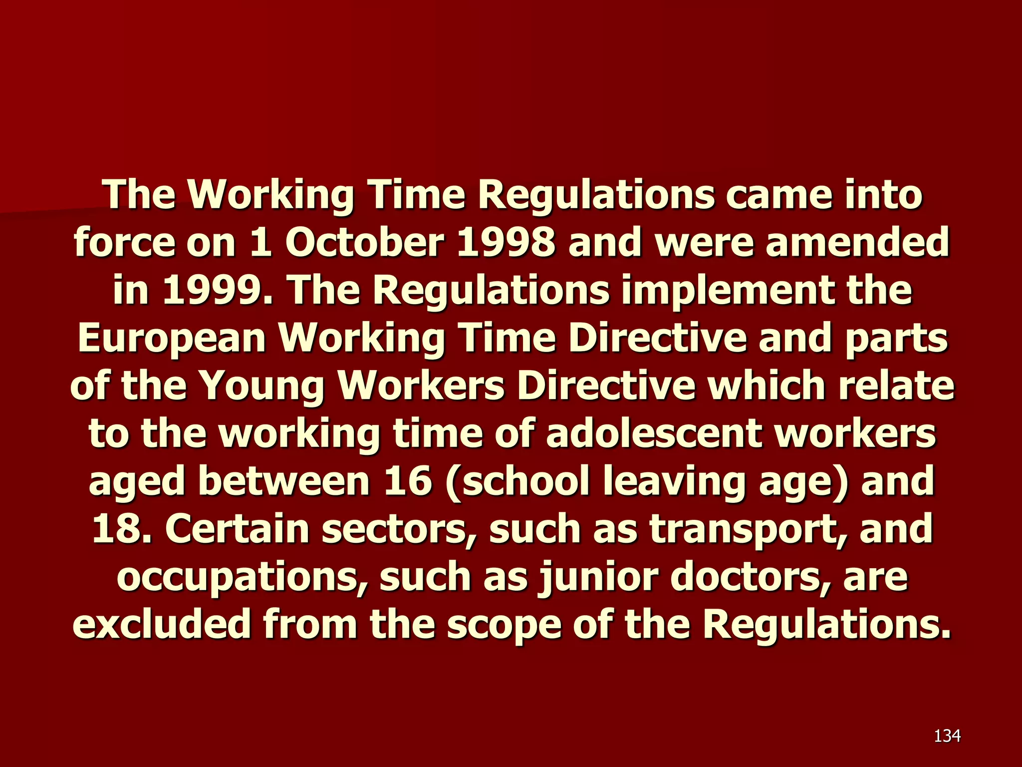 D Part 9 H & S Regs Revision By J Mc Cann