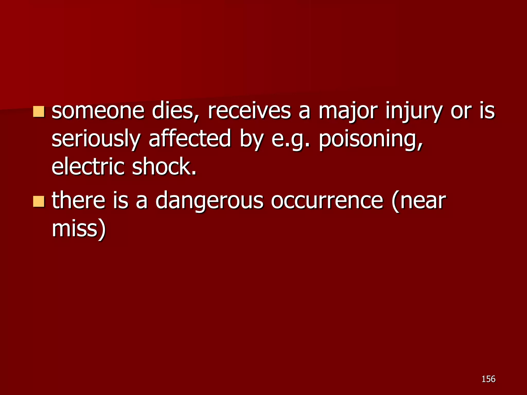 D Part 9 H & S Regs Revision By J Mc Cann