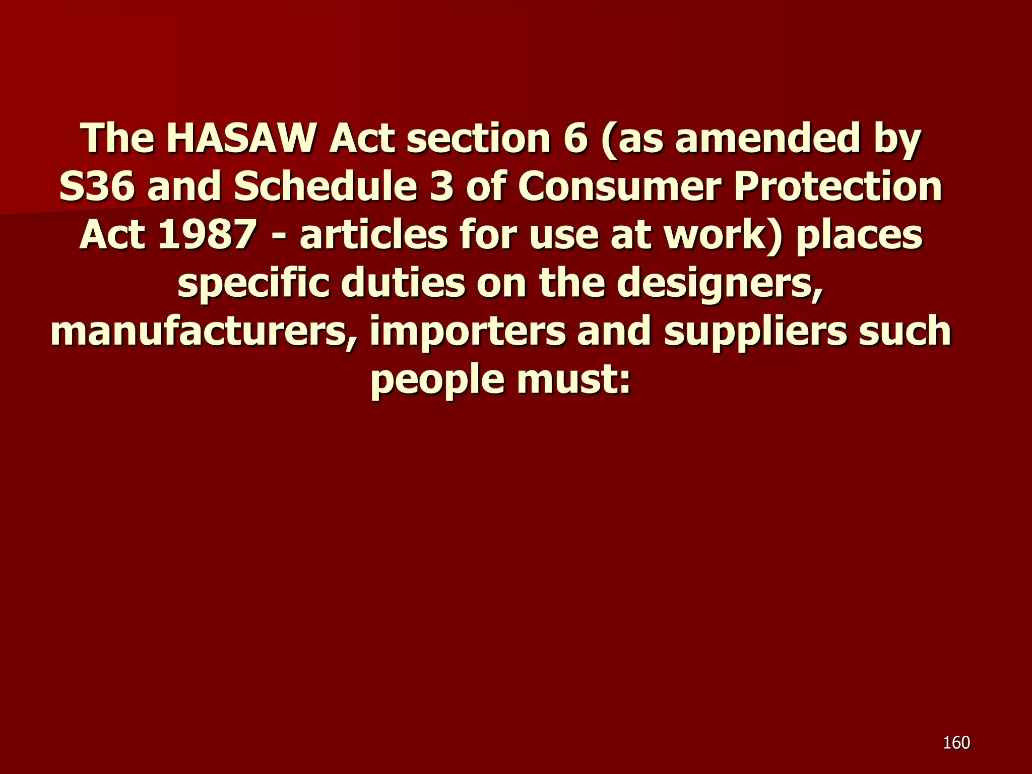 D Part 9 H & S Regs Revision By J Mc Cann