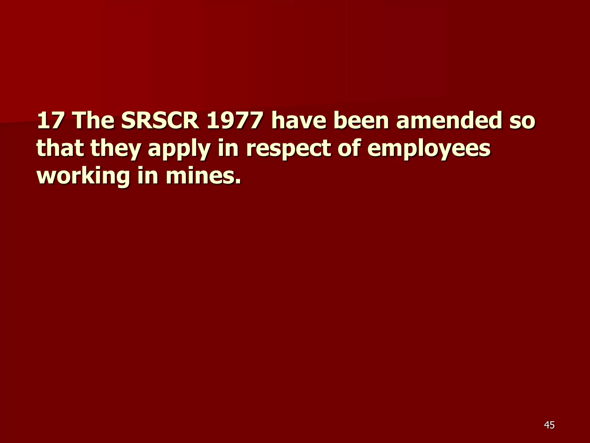 D Part 9 H & S Regs Revision By J Mc Cann