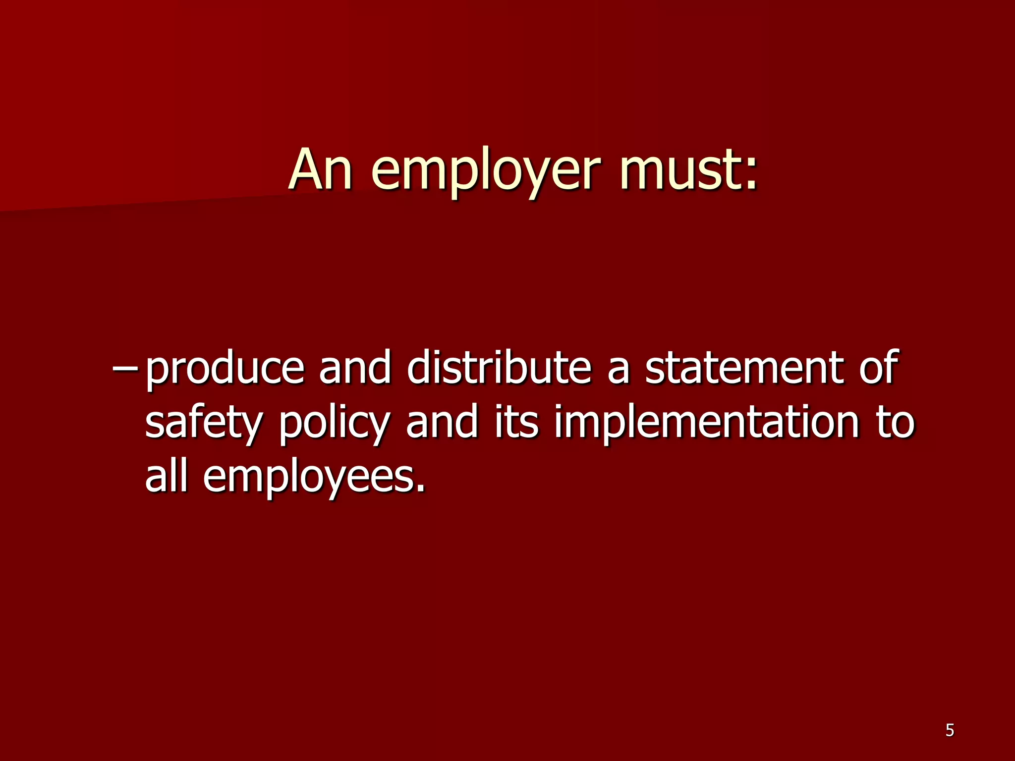 D Part 9 H & S Regs Revision By J Mc Cann