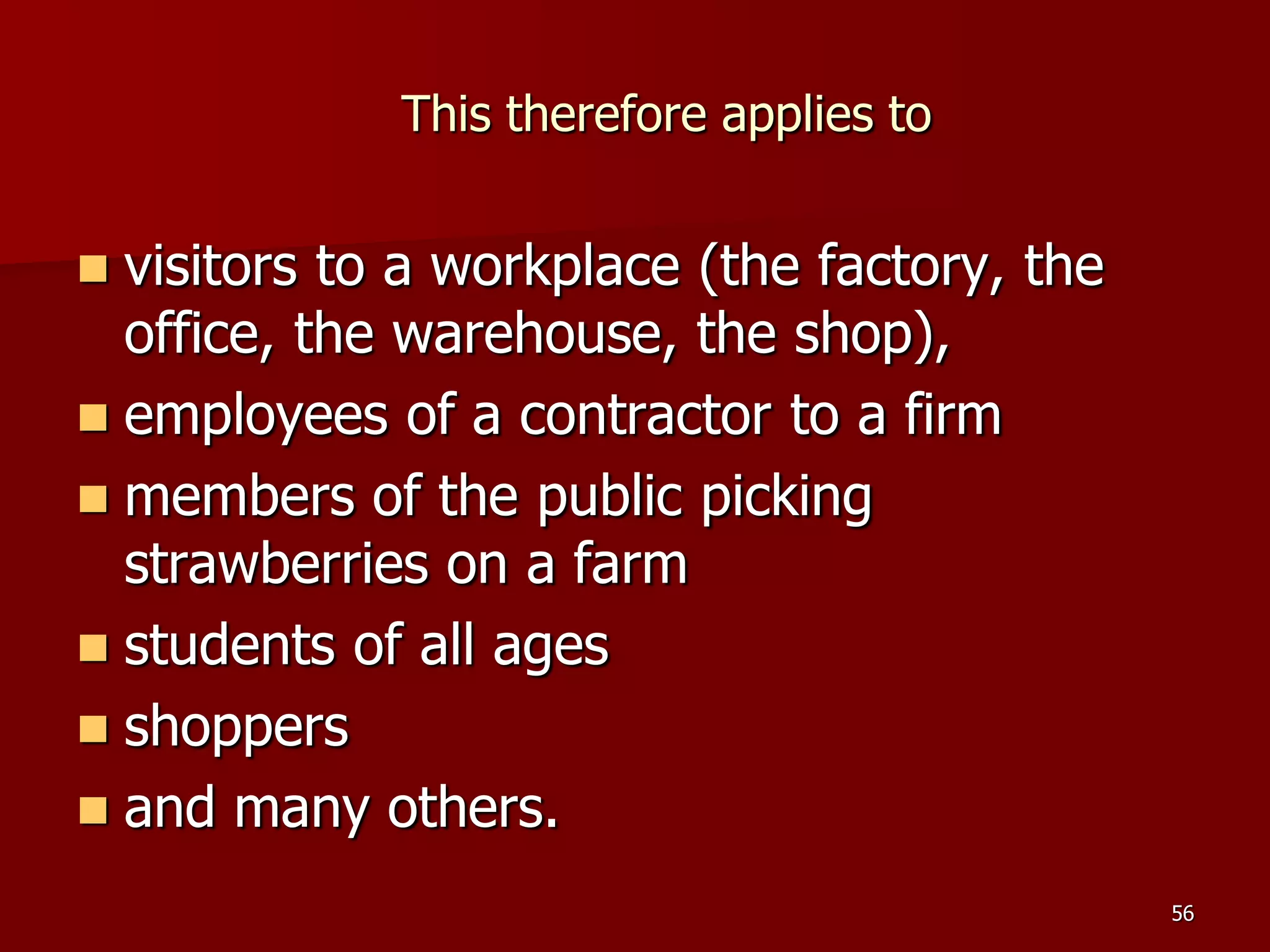 D Part 9 H & S Regs Revision By J Mc Cann