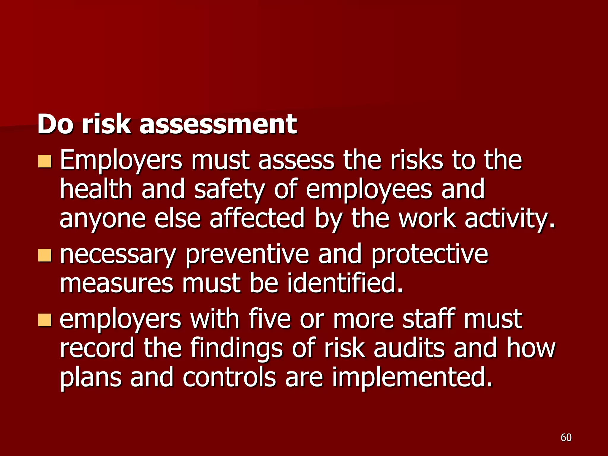 D Part 9 H & S Regs Revision By J Mc Cann