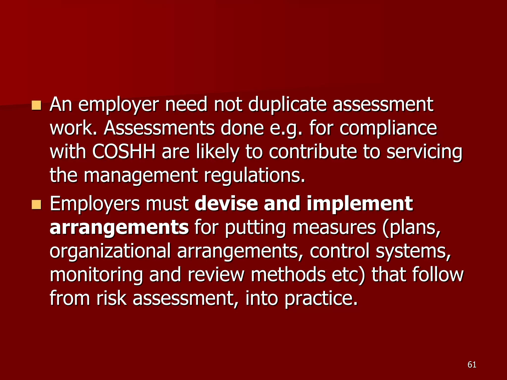 D Part 9 H & S Regs Revision By J Mc Cann