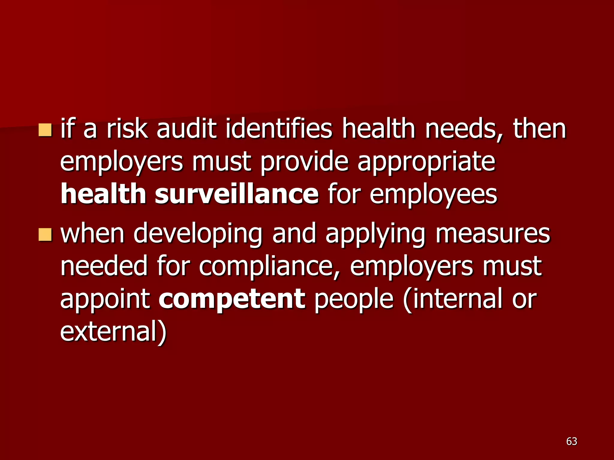 D Part 9 H & S Regs Revision By J Mc Cann