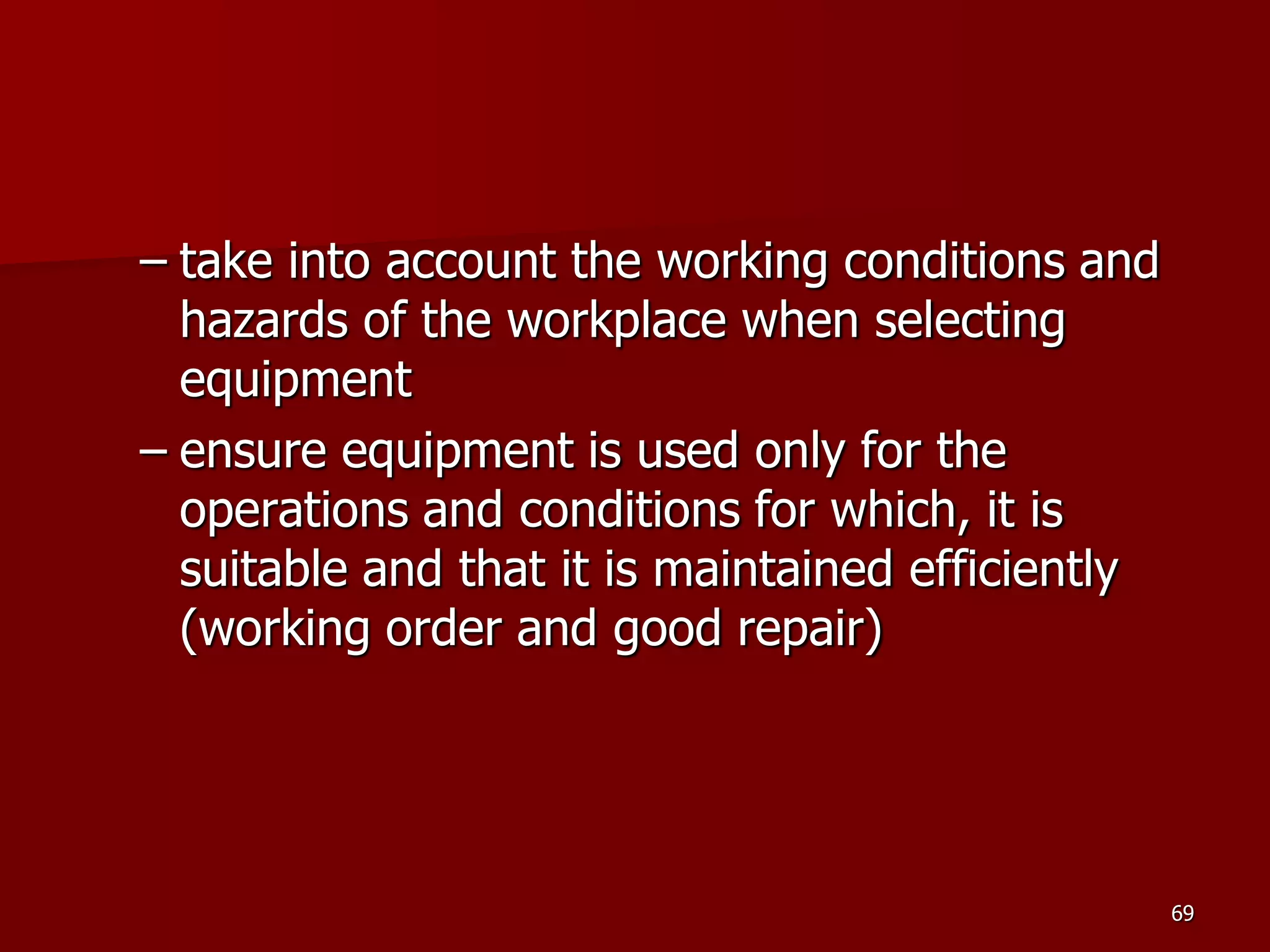 D Part 9 H & S Regs Revision By J Mc Cann