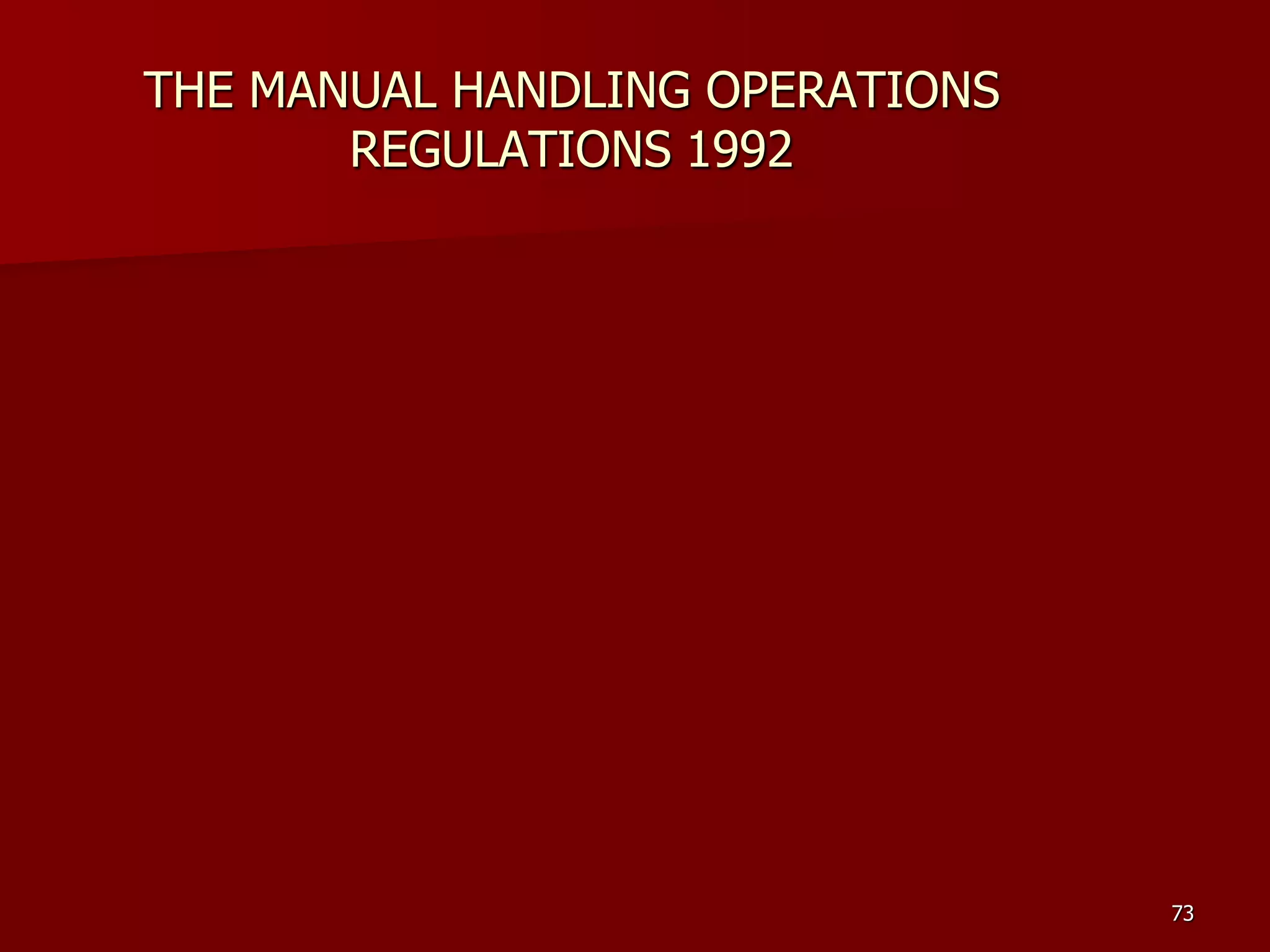 D Part 9 H & S Regs Revision By J Mc Cann