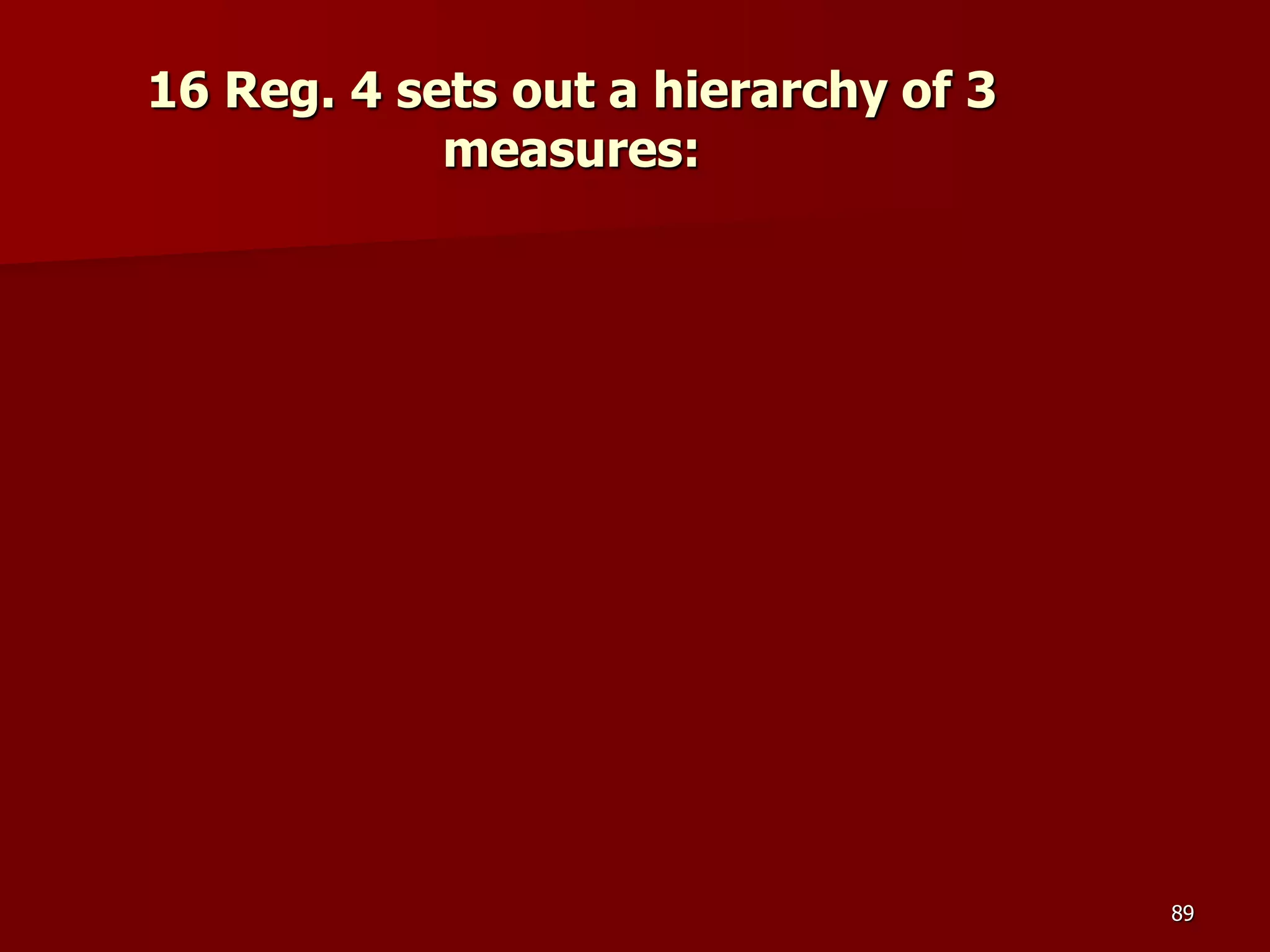 D Part 9 H & S Regs Revision By J Mc Cann