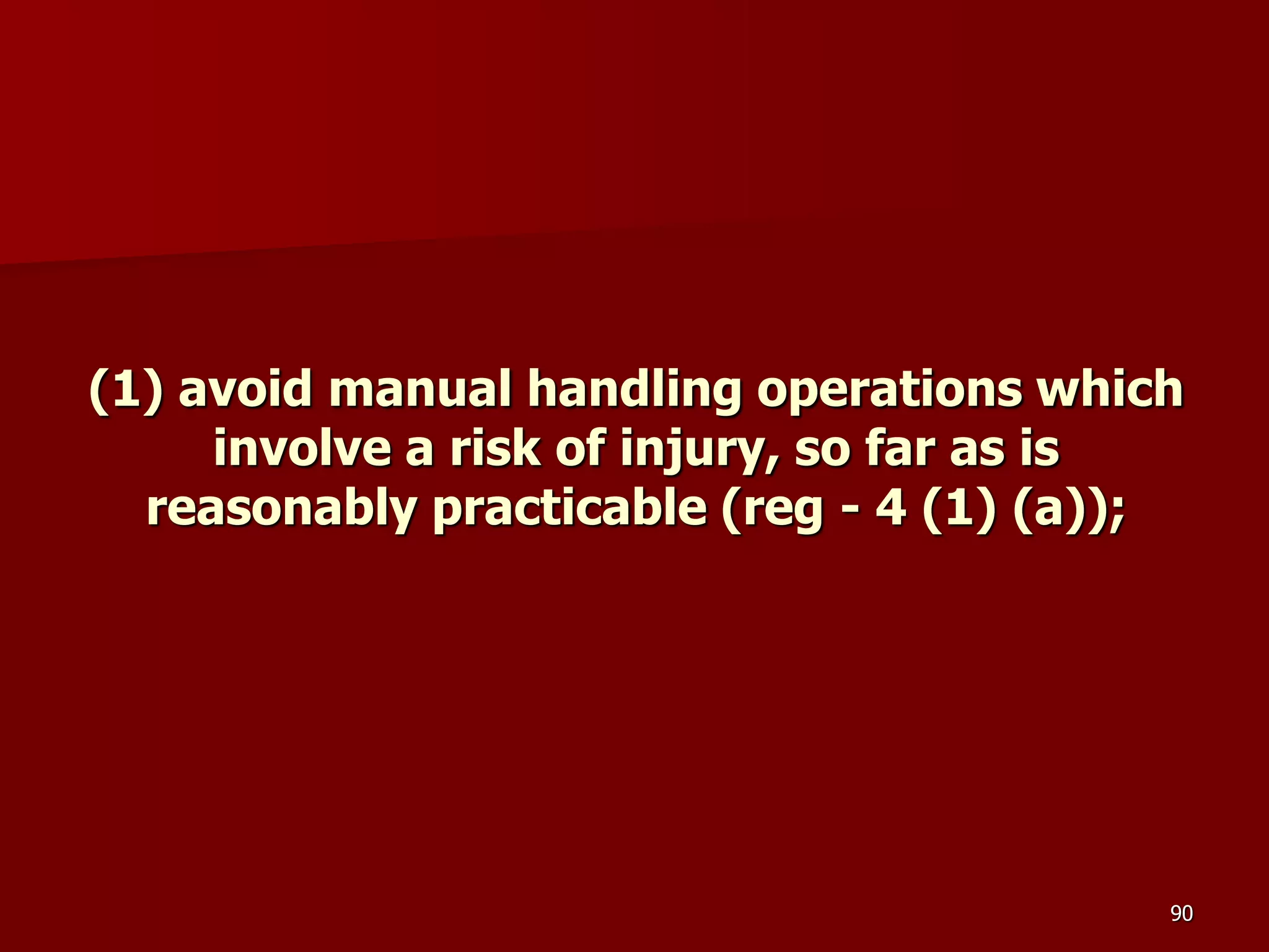 D Part 9 H & S Regs Revision By J Mc Cann