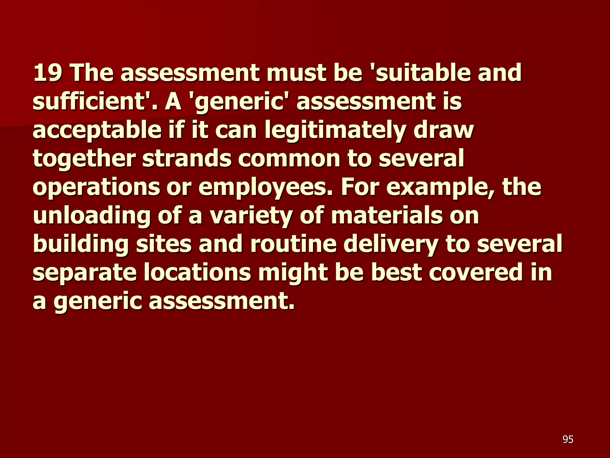 D Part 9 H & S Regs Revision By J Mc Cann