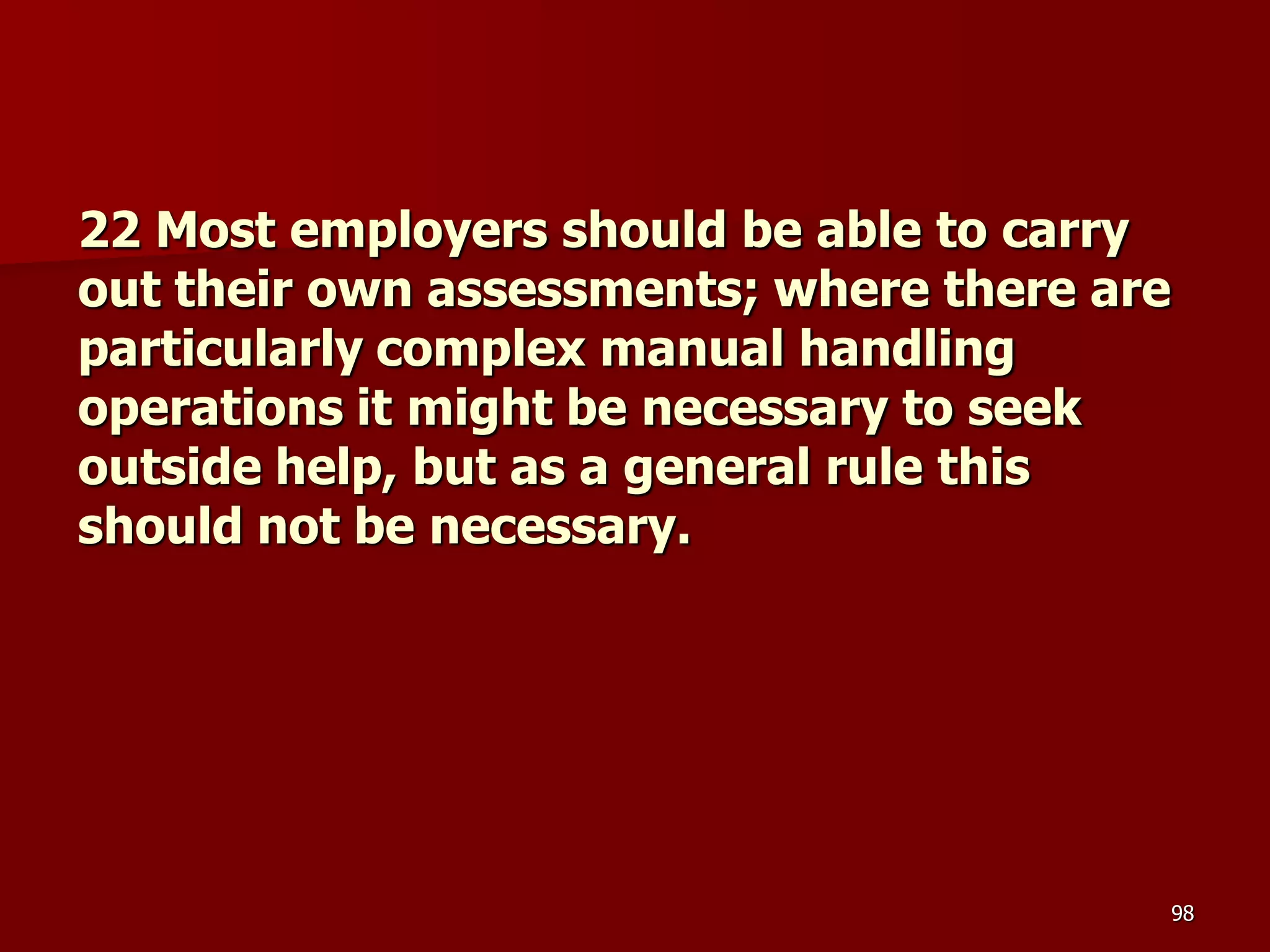 D Part 9 H & S Regs Revision By J Mc Cann