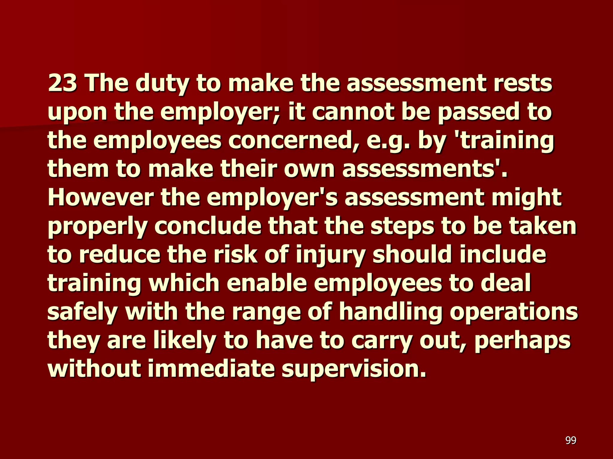 D Part 9 H & S Regs Revision By J Mc Cann