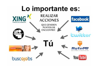 Tú
Lo importante es:
 