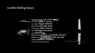 Credits Rolling Down
 