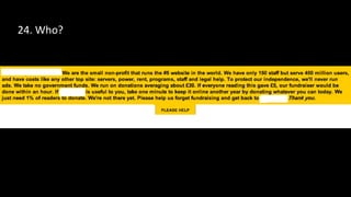 24. Who?
 