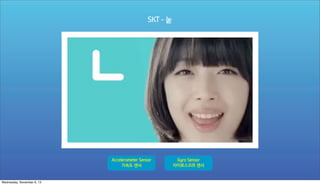 SKT - 눝

Accelerometer Sensor

Wednesday, November 6, 13

Gyro Sensor

 