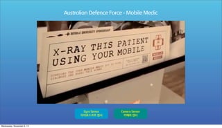 Australian Defence Force - Mobile Medic

Gyro Sensor

Wednesday, November 6, 13

Camera Sensor

 