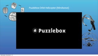 Puzzlebox Orbit Helicopter (Mindwave)

Wednesday, November 6, 13

 