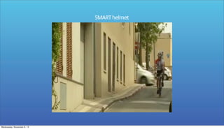 SMART helmet

Wednesday, November 6, 13

 