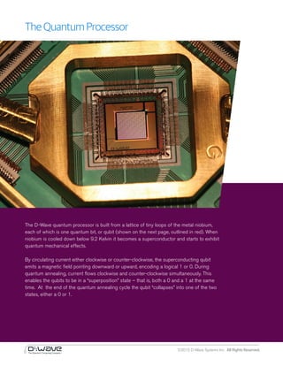 D wave 2 x tech | PDF