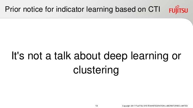 Detection Index Learning Based On Cyber Threat Intelligence And Its A