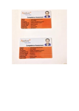 id's and certificates