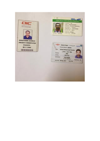 id's and certificates