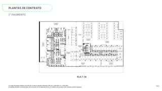 PLANTAS DE CONTRATO
* As vagas de garagem definidas como PCD, M e G terão as seguintes dimensões: PCD e M - 2,40x4,80m e G - 2,50x5,50m.
A locaçãodos elementos estruturais pode variar de acordo com as exigências técnicas. As medidas internas podem sofrer variações conforme legislação.
2º PAVIMENTO N
L
O
S
RUA T-36
ELEV.
SERV.
S
ELEV.
SOCIAL
01
ELEV.
SOCIAL
02
D
ELEV.
SOCIAL
A
ELEV.
SOCIAL
B
ELEV.
SERV.
S
E224
E213
E212
E222
E221
E214
E220
E215
E219
E216
E218
E217
E210
E211
A27
E225
E227
E228
E230
E231
E234
E296
E295 E294 E293
E292
E291 E290 E289
E288 E287 E286 E285 E284 E283 E282
E281
E280
E279
E278
E277
E276
E275
E274
E273
E272
E271
E270
E269
E268
E267
E226
E229
E244
E233
E232
E298
E297
E264 E265 E266
E223
E204 E205
E206
E203 E202
E199 E200 E201
393
394
410
409
411
412
408
407
406
366
363
364 362 361 359
360 358 357
365 355
356
380
379 381 382 384
383 385 386
377 378 388
387
376
375
392
373 374
354
349
350
351
352
347
348
353
323
324
325
326
330
329
328
327
321
322
332
331
335
336
337
338
344
343
342
341
333
334
346
345
339 340
401
400
399
398
397
396
395
372
367
403 402
404
405
391
PCD
414 413
371
370
368
369
CIRCULAÇÃO DE
VEÍCULOS
DESCOBERTA
CIRCULAÇÃO DE
VEÍCULOS
DESCOBERTA
CIRCULAÇÃO
DE
VEÍCULOS
DESCOBERTA
CIRCULAÇÃO DE
VEÍCULOS
DESCOBERTA
CIRCULAÇÃO
DE VEÍCULOS
COBERTA
DESCE
PARA
1º
PAVIMENTO
PROJEÇÃO
PAV.
SUPERIOR
388A
387A
354A
E245
E246
E247
E248
E241
E242
E243
E249
E240
E239
E238
E263
E257
E256
E255
E258 E261
E260
E259
E252 E253
E237
E236
E235
E250 E251
FILTRO
E254
E209
E208
E207
390
389
E262
PROJEÇÃO
PAV.
SUPERIOR
PROJEÇÃO PAV.
SUPERIOR
PROJEÇÃO
PAV.
SUPERIOR
PROJEÇÃO PAV. SUPERIOR
PROJEÇÃO PAV. SUPERIOR
CIRCULAÇÃO DE
PEDESTRE
VAGAS
DESCOBERTAS
VAGAS
DESCOBERTAS
VAGAS
DESCOBERTAS
VAGAS
DESCOBERTAS
PROJEÇÃO PAV. SUPERIOR
PROJEÇÃO
PAV.
SUPERIOR
MURETA
MURETA
CIRCULAÇÃO DE
VEÍCULOS
DESCOBERTA
HALL B
HALL A
CIRCULAÇÃO
13
09
11
MOTO
10
MOTO
HALL
SOCIAL
MURETA
12
MOTO
MURETA MURETA MURETA MURETA MURETA
MOTO
MOTO
M M M M
M
M
M
M
M
M
M
M
M M M
M
M
M
M
M
M
M
M M M
M M M M M M M M M M M M M M M M
M
M
M
M
M
M
M
M
M
M
M
M
M
M
M
M
M
M
M
M
M
M
M
M
M
M
M
M
M
M
M
M
M
M
M
M
M
M
M
M
M
M
M
M
M
M
M
M
M
M
M
M
M
VAGAS
DESCOBERTAS
VAGAS
DESCOBERTAS
VAGAS
DESCOBERTAS
VAGA
DESCOBERTA
VAGAS
DESCOBERTAS
VAGAS
DESCOBERTAS
VAGAS
DESCOBERTAS
VAGAS
DESCOBERTAS
VAGAS
DESCOBERTAS
VAGAS
DESCOBERTAS
VAGAS
DESCOBERTAS
VAGAS
DESCOBERTAS
VAGAS
DESCOBERTAS
PROJEÇÃO
PAV.
SUPERIOR
CIRCULAÇÃO
DE VEÍCULOS
COBERTA
CIRCULAÇÃO
DE VEÍCULOS
COBERTA
MURETA
MURETA
D
95
 