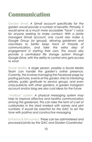 Garden Management Booklet | PDF