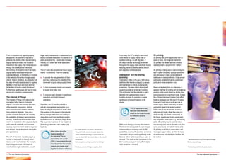 10 | The new industrial (r)evolution The new industrial (r)evolution | 11
6
http://www.timocom.co.uk/The-Freight-Exchange/
Warehousing-exchange
7
Wohlers Report 2015 for 3D printer market.
From an industrial and logistics property
perspective, the potential of big data to
enhance the visibility of end demand along
supply chains will enable the volume of
inventory in the supply chain to be reduced -
through the substitution of information
for inventory. At the same time, it will make
supply chains more responsive to end
customer demand, so facilitating an increase
in the velocity of inventory through supply
chains. Overall, therefore, we anticipate that
big data will lead to less demand for logistics
facilities to hold stock and more demand
for facilities to handle a rapid throughput.
Furthermore, warehouses will have to have
secure and ubiquitous wireless access.
The Internet of Things
The Internet of Things (IoT) refers to the
connection to the Internet of physical
objects.4
It is not a new concept and many
of the essential components, such as
semi-conductors and wireless networks,
have existed for decades. There are a
number of trends driving the IoT including:
the availability of cheaper semiconductors,
sensors, controllers and transmitters that
need to be embedded within physical objects;
wider network availability and increased
capacity; improvements in data management
and storage; and developments in analytics
and applications.
The IoT will transform manufacturing in a
number of ways, such as through smart
devices and ‘smart factories’. For example,
by providing advanced information on
machines that might malfunction, it could
trigger early maintenance or replacement and
avoid a complete breakdown of a device or an
entire production line. It would also increase
visibility as to where and when spare parts
are needed.
The IoT could also revolutionise future supply
chains.5
For instance, it has the capacity:
●● To provide the next generation of ‘track
and trace’ enhancing the visibility of the
movement of goods along supply chains;
●● To help businesses monitor and respond
to supply chain risks; and
●● To improve asset utilisation in warehouse
operations and freight transport
operations.
In addition, the IoT has the potential to
radically change whole geographies - e.g.
being an integral component of ‘smart cities’.
One example in this respect is the potential
for it to manage traffic flows and parking in
cities which could have significant logistics
implications such as optimising freight flows.
This is just one illustration of one megatrend
(technology) interacting with another (city
logistics).
When asked about the
logistics benefits of
the Internet of Things,
approaching one-quarter
(23%) of respondents thought
it would optimise how people,
systems and assets work
together to enhance efficiency.
4 
For a fuller definition see Gartner: ‘The Internet of
Things (IoT) is the network of physical objects that
contain embedded technology to communicate and
sense or interact with their internal states or the external
environment.’
http://www.gartner.com/it-glossary/internet-of-things/
5 
DHL/Cisco, Internet of Things in Logistics, 2015
In our view, the IoT is likely to have much
more effects on supply chains than on
logistics buildings. As with ‘big data’, it
will require serious technology investment
throughout the supply chain which will include
ensuring that every warehouse has secure
and ubiquitous wireless access.
Uberisation’ and the sharing
economy
‘Uberisation’ refers to the use of technology
platforms (the Internet and apps) by people
and businesses to directly access goods
or services. The apps match demand with
supply to provide an on-demand solution.
This technology has the potential to match
demand and supply across a range of
logistics services, for example to enable
warehouse or transport capacity to be
shared.
15% of respondents said
that Uber style deliveries
would be the route of choice
for deliveries of online
orders.
While such sharing is not new - for instance
TimoCom claims to operate Europe’s largest
online warehouse exchange with 30,000
possibilities covering 44 countries - we believe
‘uberisation’ will grow more significantly in the
future to deliver ‘ad hoc’ warehouse space on
demand.6
This could enable businesses to flex
their warehouse capacity more effectively to
meet variations in demand.
3D printing
3D printing has grown significantly over 20
years or more, but the global market for
3D printers and related services remains
relatively small at around $US4.1 billion.7
3D printing is being used in rapid prototyping
and in certain industries, such as automotive
and aerospace to make components and
healthcare to make prosthetics. It has proved
particularly suitable for making customised
products in small production runs.
Based on feedback from our interviews, it
appears that that 3D printing will not challenge
existing global supply chains by driving more
local production on a significant scale. Indeed,
few of those interviewed believe it will affect
logistics strategies over the next 5-10 years.
However, it could play a significant role in
certain supply chains particularly for spare
parts which need to be rapidly supplied.
In this case, it may be possible to print a
particular part locally rather than keep it in
stock and ship it to where it is required. In
the future, warehouses holding spare parts
may only stock certain parts (e.g. fast-moving
parts). 3D printing may be used to make
slow-moving parts prior to dispatch or to print
spare parts locally. Overall, therefore, while
3D printing could help to create leaner and
more agile supply chains, we think its impact
on warehouses and distribution facilities will
be modest.
 