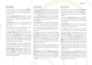 REGIÃO
O contraste entre a serra e o mar faz com que o Algarve,
com clima mediterrânico, cheire a maresia e a flores silves-
tres. Aliás, o charme do interior e a beleza das praias carac-
terizam esta região.
Em termos gastronómicos degustam-se os sabores
frescos do mar temperados com os aromas do campo. O
Arroz de Lingueirão e o Dom Rodrigo são alguns dos exem-
plos deliciosos.
A arquitectura das casas caiadas cujas chaminés são
ícones algarvios, as igrejas e museus são património, sem
dúvida, a visitar.
Quem se quer divertir vai gostar das noites algarvias. Bares,
discotecas, marinas e casinos, o difícil é escolher.
Faro, onde se insere o empreendimento Amoreira Faro, é
uma cidade milenar que cresceu ao longo dos tem-
pos sempre com preocupações ambientais, já que se en-
contra à beira da Ria Formosa, um extenso complexo
lagunar protegido do mar por 60 Km de praia e dunas com
uma beleza indescritível. As praias, com traços de nature-
za virgem, possuem um encanto único a descobrir nas Ilhas
da Culatra, do Farol, de Faro e Deserta.
A Universidade do Algarve, o Teatro Municipal de Faro e a
Orquestra do Algarve são símbolos vivos de história e cultura
de uma cidade com larga tradição, mas virada para o futuro.
Anualmente, Faro dá as boas-vindas, graças ao seu Ae-
roporto, a milhões de turistas. Um grande número
vem praticar golfe, já que o Algarve é um dos melhores
destinos da modalidade a nível europeu, com mais de 50
campos premium à disposição durante quase todo o ano de-
vido ao clima ameno da região.
REGION
The contrast between the mountains and the sea makes
the Algarve, with a Mediterranean climate, smell of sea
breeze and wild flowers. In fact, the charm of the interi-
or and the beauty of the beaches characterise this region.
In terms of gastronomy, you can savour fresh flavours
from the sea seasoned with aromas from the field. The Ar-
roz de Lingueirão and the Dom Rodrigo are some of the de-
licious examples.
The architecture of the whitewashed houses whose
chimneys are icons of the Algarve, the churches and the
museums are heritage which is definitely worth visiting.
Those who want to have fun will enjoy the Algarve’s nights.
Bars, nightclubs, marinas and casinos, the hard part is
choosing.
Faro, where the Amoreira Faro development is located,
is a historic city which has always grown over the
years with environmental concerns, since it is near the Ria
Formosa, an extensive lagoon system protected from
the sea by 60 Km of beach and dunes of indescribable
beauty. The beaches, with stretches of untouched nature,
have a unique charm to be explored in the Islands of Cula-
tra, Farol, Faro and Deserta.
The University of the Algarve, Faro Municipal Theatre and
the Algarve Orchestra are living symbols of the history and
culture of a city with a long tradition, but with an eye on
the future.
Every year, Faro welcomes millions of tourists,
thanks to its Airport. A large number of these come to play
golf, because the Algarve is one of the best destinations
for this sport in Europe, with over 50 premium courses avail-
able almost all year round owing to the mild climate of
the region.
REGIÓN
El contraste entre las sierras y el mar hace de Algarve
un lugar donde se mezclan los aromas marinos y el perfu-
me de las flores silvestres. Con su clima mediterráneo, es-
ta región combina el encanto del interior con la belleza de
sus playas.
Con respecto a la gastronomía, los frescos sabores del
mar son sazonados con las fragancias del campo. Dos deli-
ciosos ejemplos son el arroz con navajas y el típico paste-
lillo dom rodrigo.
La arquitectura de las blancas casas de Algarve, con
sus icónicas chimeneas, las iglesias y los museos constitu-
yen, sin duda, un patrimonio a visitar.
A quien prefiera la marcha le van a gustar las noches algar-
vías: bares, discotecas, marinas, casinos… Es difícil escoger.
Faro, donde se sitúa el complejo Amoreira Faro, es una
ciudad milenaria que a lo largo del tiempo siem-
pre se ha preocupado con el medioambiente, ya que se
encuentra en las márgenes de la Ría Formosa, un ex-
tenso sistema de lagunas protegido del mar por 60 km de
playa y dunas de belleza indescriptible. Las playas, con
trazos de naturaleza virgen, tienen un encanto único que se
puede descubrir en las islas Culatra, Farol, Faro y Deserta.
La Universidad de Algarve, el Teatro Municipal de Faro y la
Orquesta de Algarve representan símbolos vivos de historia
y cultura de una ciudad con larga tradición, pero que mi-
ra hacia el futuro.
Gracias a su aeropuerto, Faro le da cada año la bienve-
nida a millones de turistas. Muchos de ellos llegan
para jugar al golf, ya que Algarve es uno de los mejores
destinos europeos para practicar este deporte, con más de
cincuenta campos premium abiertos casi todo el año, debi-
do al clima ameno de la región.
 