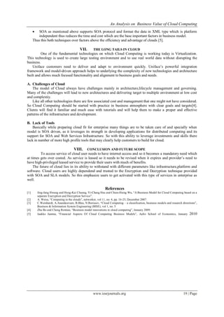 An Analysis on Business Value of Cloud Computing | PDF