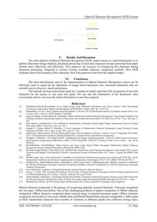 Optical Character Recognition (OCR) System | PDF