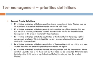 Lab Testing Prioritizing Test Management introduction | PPT