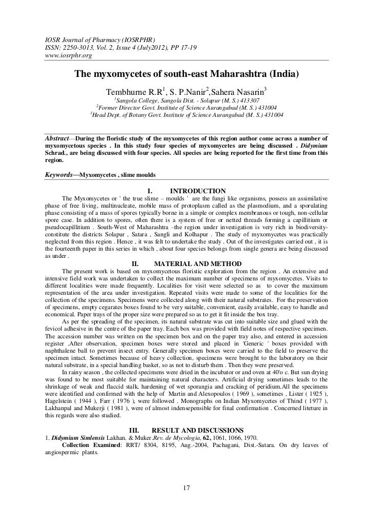 Pharmacy research papers