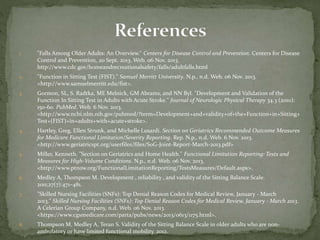 Appropriate Outcome Measures for Lower Level Patients | PPTX