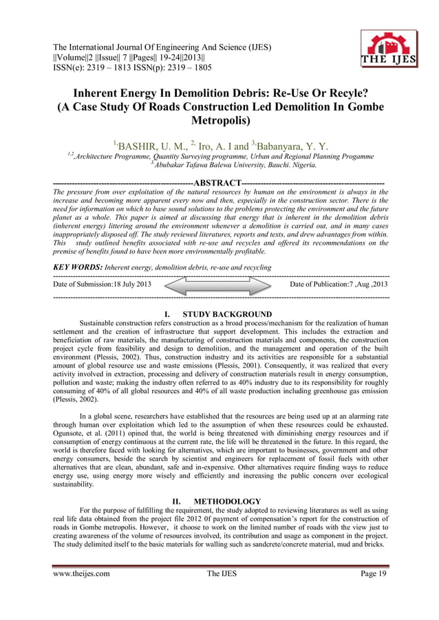 The International Journal of Engineering and Science (The IJES) | PDF