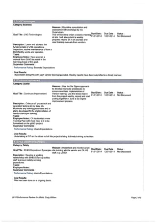 2014 Performance Review Bechtel OG&C | PDF