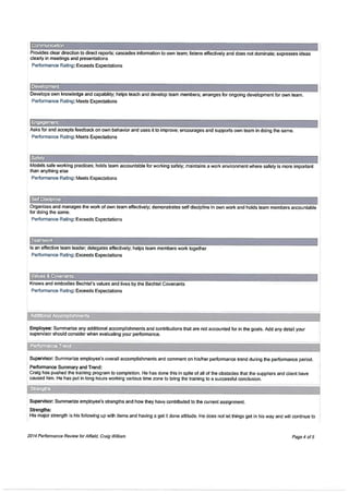 2014 Performance Review Bechtel OG&C | PDF