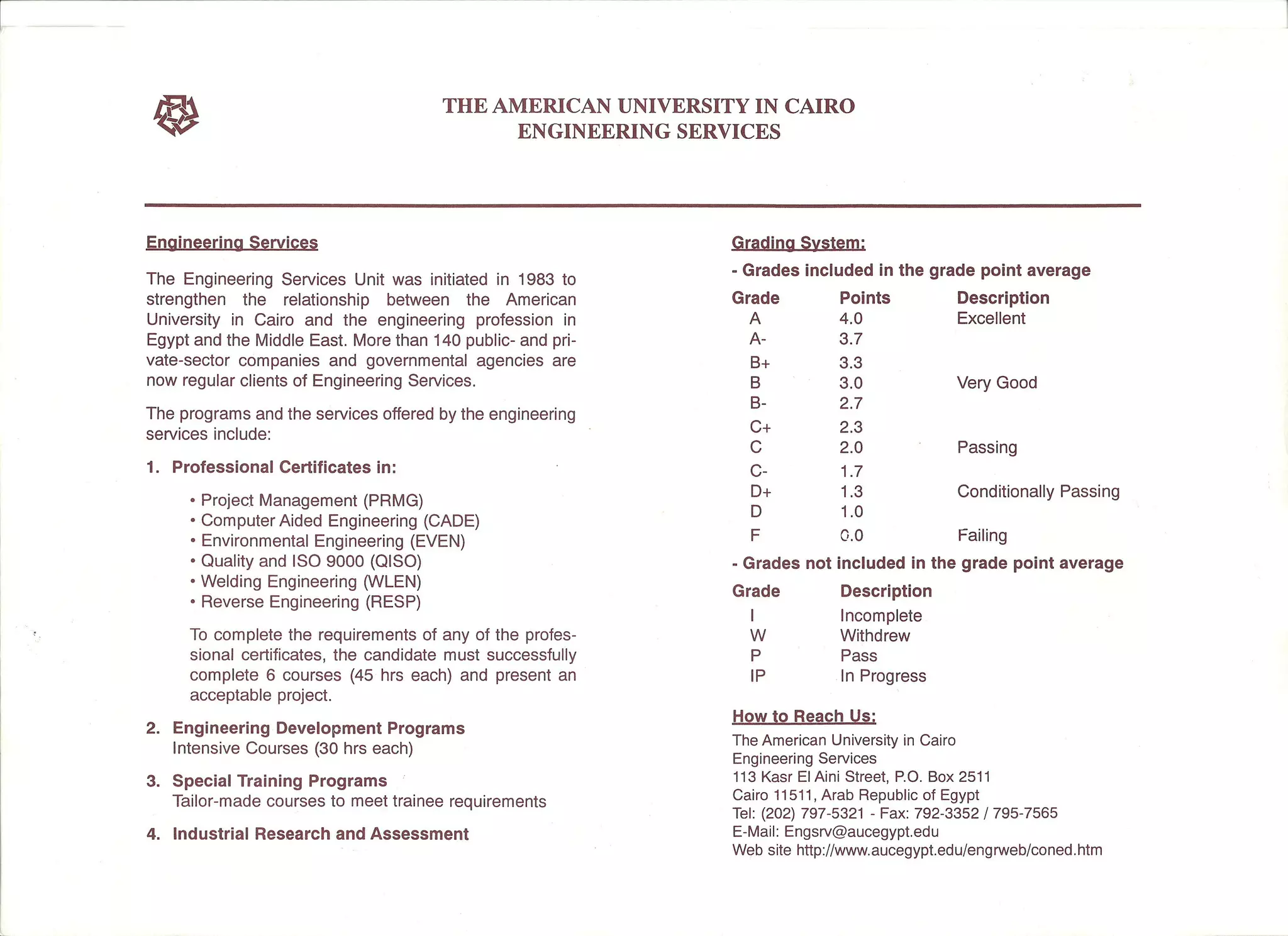 AUC Project Management Certificate Color