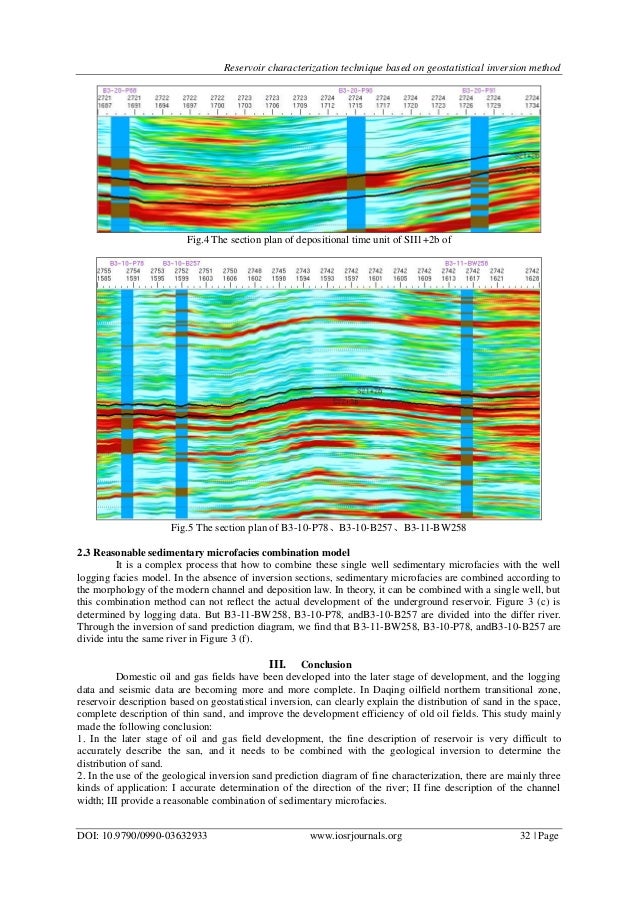 Reservoir characterization technique based on geostatistical inversio…